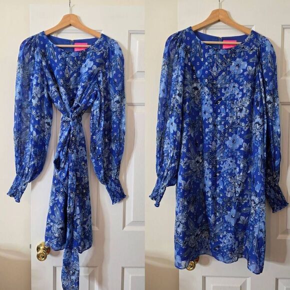Lilly Pulitzer Alfreda Straight Dress 8 - Picture 2 of 10